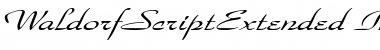 Download WaldorfScriptExtended Font Download WaldorfScriptExtended Font
