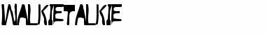 Download WalkieTalkie Font Download WalkieTalkie Font