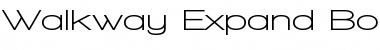 Download Walkway Expand Bold Font Download Walkway Expand Bold Font