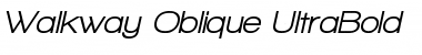 Download Walkway Oblique UltraBold Font Download Walkway Oblique UltraBold Font