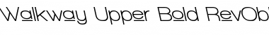 Download Walkway Upper Bold RevOblique Font Download Walkway Upper Bold RevOblique Font