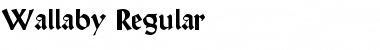 Download Wallaby Font Download Wallaby Font