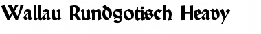 Download Wallau Rundgotisch Font Download Wallau Rundgotisch Font