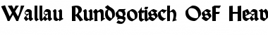 Download Wallau Rundgotisch OsF Font Download Wallau Rundgotisch OsF Font