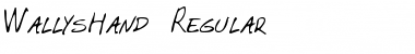 Download WallysHand Font Download WallysHand Font