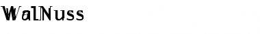 Download WalNuss Font Download WalNuss Font