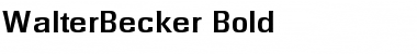 Download WalterBecker Font Download WalterBecker Font