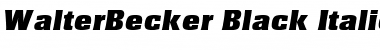 Download WalterBecker-Black Font Download WalterBecker-Black Font