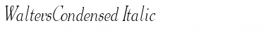 Download WaltersCondensed Font Download WaltersCondensed Font