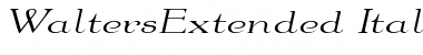 Download WaltersExtended Font Download WaltersExtended Font