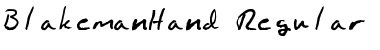 Download Blakeman Hand Font Download Blakeman Hand Font