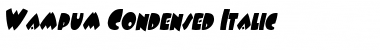Download WampumCondensed Font Download WampumCondensed Font