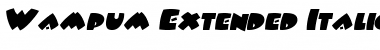 Download WampumExtended Font Download WampumExtended Font