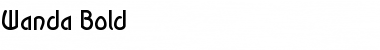 Download Wanda Bold Font Download Wanda Bold Font