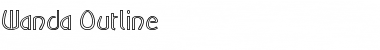 Download Wanda Outline Font Download Wanda Outline Font