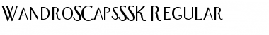 Download WandroSCapsSSK Font Download WandroSCapsSSK Font