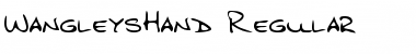 Download WangleysHand Font Download WangleysHand Font
