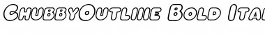 Download ChubbyOutline Font Download ChubbyOutline Font