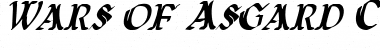Download Wars of Asgard Condensed Italic Font Download Wars of Asgard Condensed Italic Font