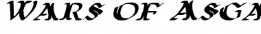 Download Wars of Asgard Expanded Italic Font Download Wars of Asgard Expanded Italic Font