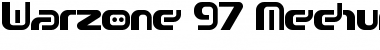 Download Warzone 97 Medium Left Font Download Warzone 97 Medium Left Font