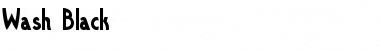 Download Wash Black Font Download Wash Black Font