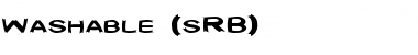 Download Washable (sRB) Font Download Washable (sRB) Font