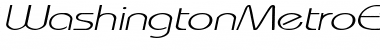 Download WashingtonMetroExtended Font Download WashingtonMetroExtended Font