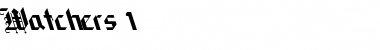 Download Watchers 1 Font Download Watchers 1 Font