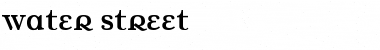 Download Water Street Font Download Water Street Font