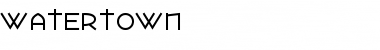 Download Watertown Font Download Watertown Font