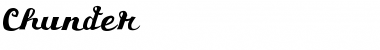 Download Chunder Font Download Chunder Font