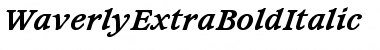 Download WaverlyExtraBoldItalic Font Download WaverlyExtraBoldItalic Font
