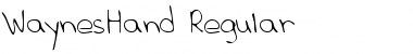 Download WaynesHand Font Download WaynesHand Font
