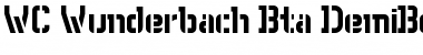 Download WC Wunderbach Bta Font Download WC Wunderbach Bta Font