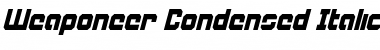 Download Weaponeer Condensed Italic Font Download Weaponeer Condensed Italic Font