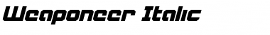 Download Weaponeer Italic Font Download Weaponeer Italic Font
