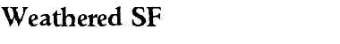 Download Weathered SF Font Download Weathered SF Font