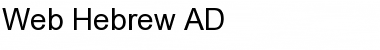 Download Web Hebrew AD Font Download Web Hebrew AD Font