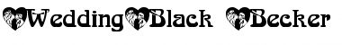 Download WeddingBlack Becker Font Download WeddingBlack Becker Font