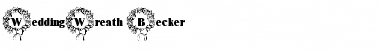 Download WeddingWreath Becker Font Download WeddingWreath Becker Font