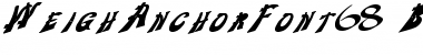 Download WeighAnchorFont68 Font Download WeighAnchorFont68 Font