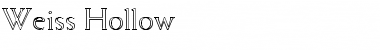 Download Weiss Hollow Font Download Weiss Hollow Font