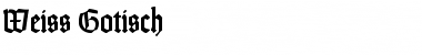 Download Weiss-Gotisch Font Download Weiss-Gotisch Font