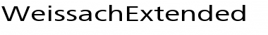 Download WeissachExtended Font Download WeissachExtended Font