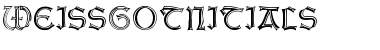 Download WeissGotnitials Font Download WeissGotnitials Font