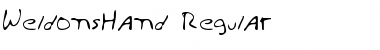 Download WeldonsHand Font Download WeldonsHand Font