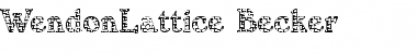 Download WendonLattice Becker Font Download WendonLattice Becker Font