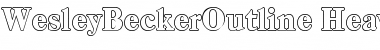 Download WesleyBeckerOutline-Heavy Font Download WesleyBeckerOutline-Heavy Font