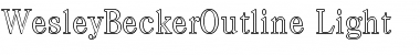 Download WesleyBeckerOutline-Light Font Download WesleyBeckerOutline-Light Font
